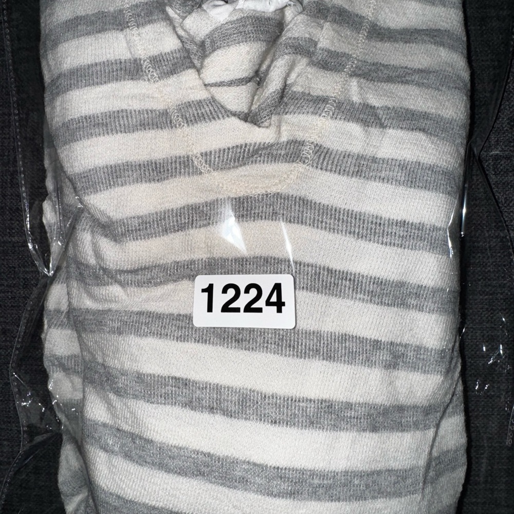 Velvet by Graham & Spencer Striped‎ Lightweight Hooded Top Size Small - Picture 8 of 8